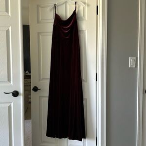 Velvet gown